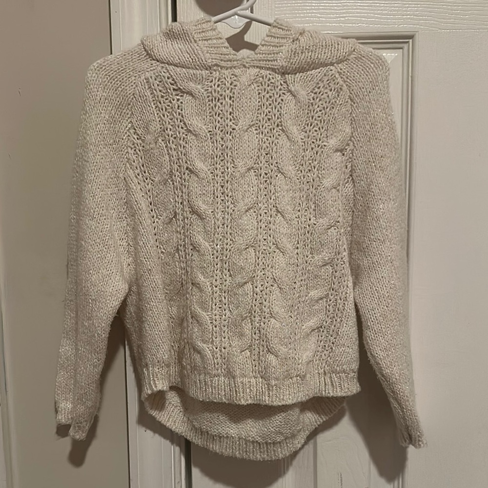 Cozy Cream Cable Knit Sweater